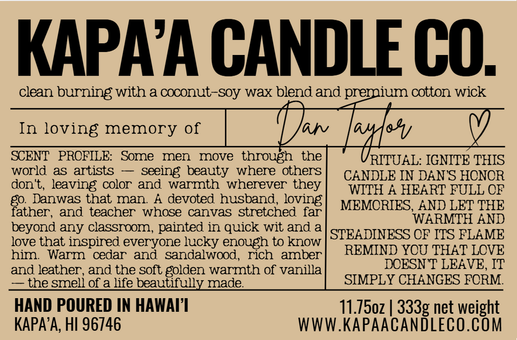 The Celebration of Life Candle
