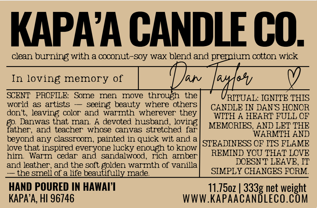 The Celebration of Life Candle