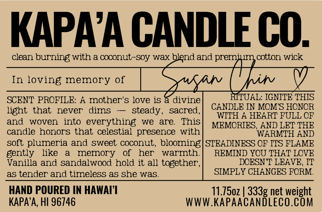 The Celebration of Life Candle