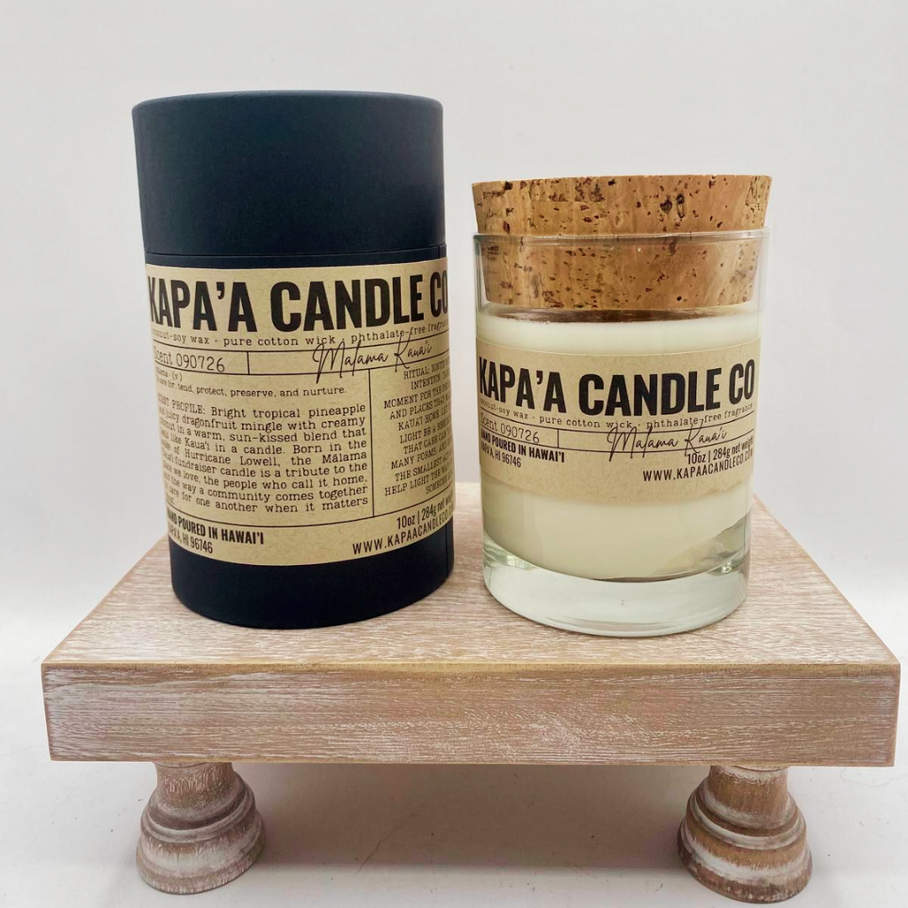 Mālama Kauaʻi Fundraiser Candle